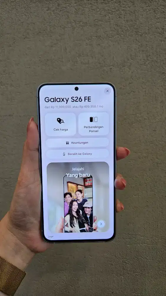 CICILAN RINGAN SAMSUNG S26 FE