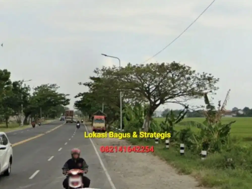 JUAL Tanah LD 133 mtr, Depan Gerbang TOL Dumpil MADIUN Lokasi Ciamik