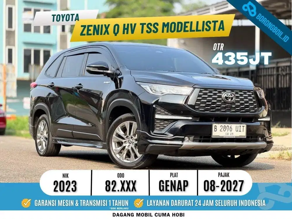 DISKON HRGA!! INNOVA ZENIX Q HYBRID 2.0 2023 HITAM FULLSET ISTIMEWA