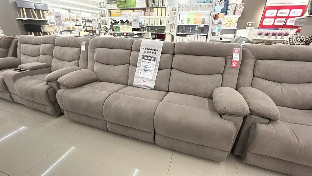 SOFA SET RECLINER LAUREL 1 + 2 + 3 Seater