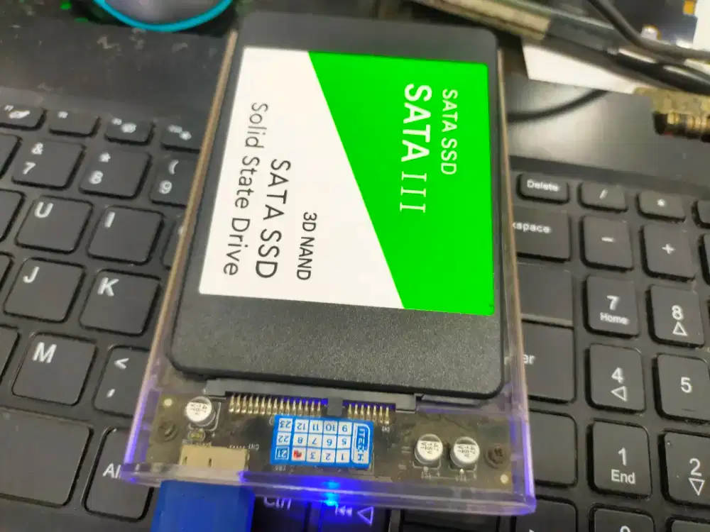 Dijual SSD SATA Merk WD 3D NAND Kapasitas 1000GB/1TB sentinel100% 100%