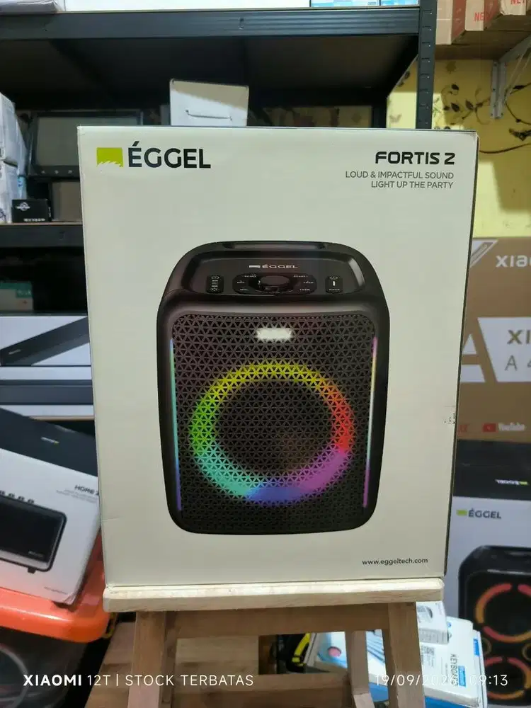Eggel Fortis 2 Speaker Portable Baru – Bass Bertenaga