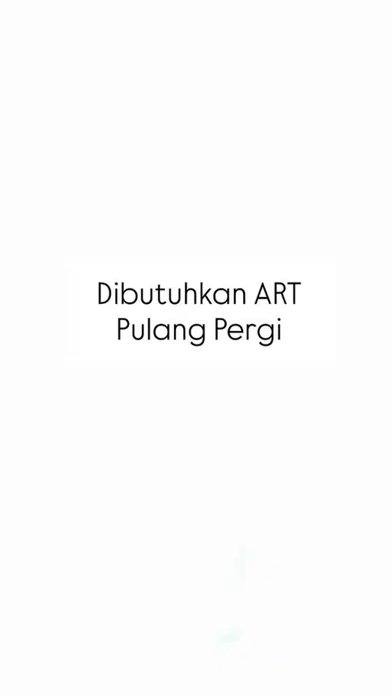 ART PULANG PERGI