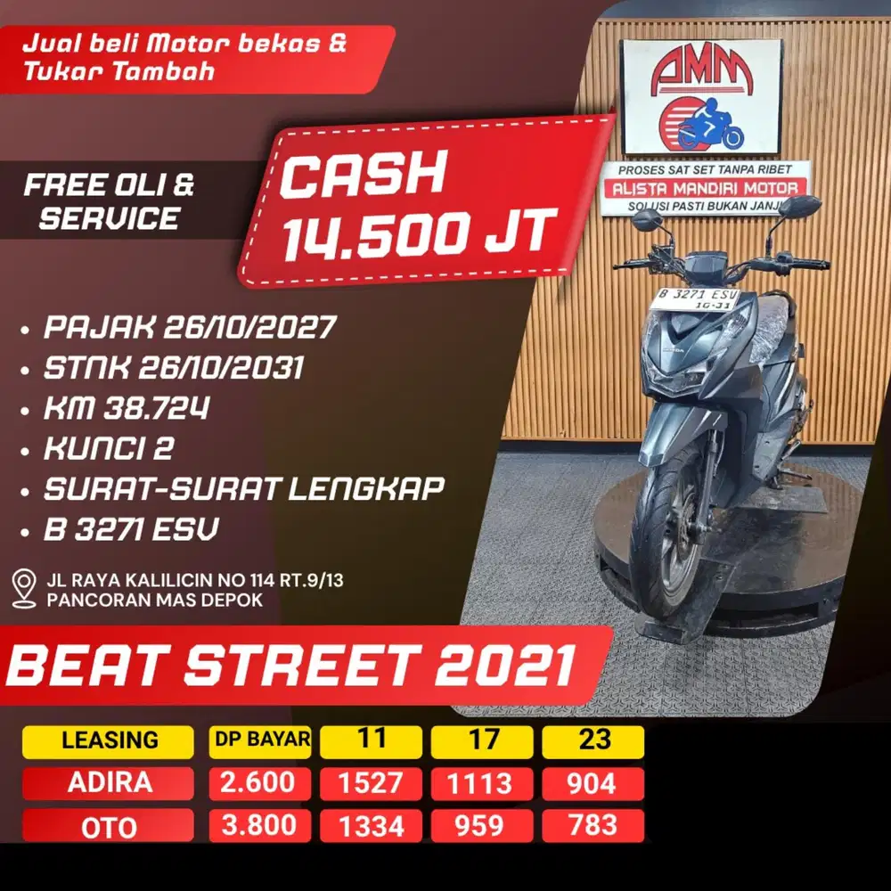 BEAT STREET 2021 CASH / KREDIT ALISTA