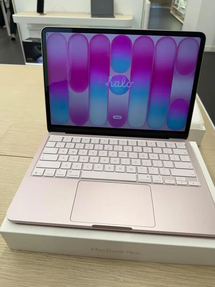 Macbook Neo Pink 512GB Full Set
