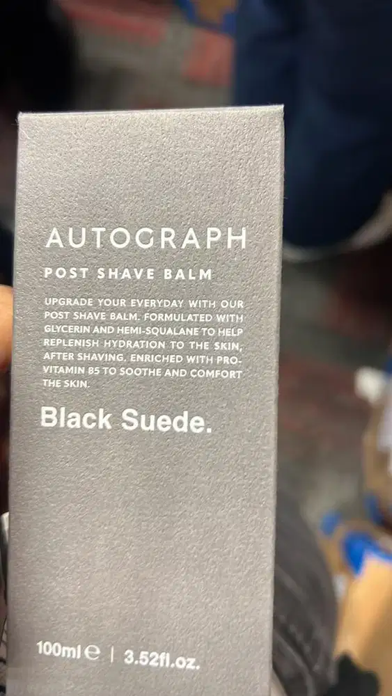 Marks & Spencer Autograph Black Suede Post Shave Balm 100ml
