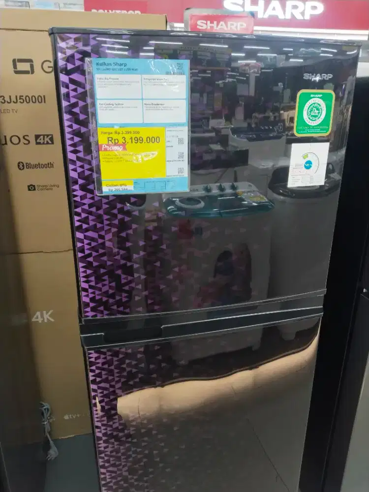 kulkas sharp 2pintu