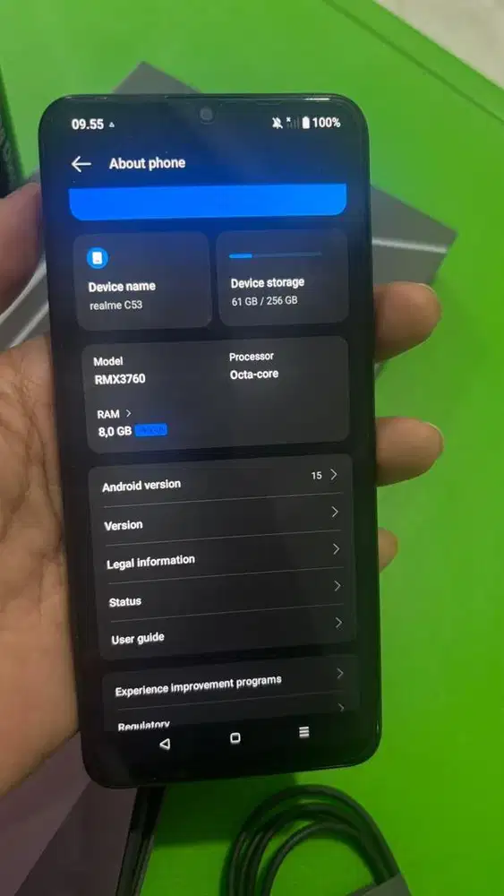 Realme C53 8/256gb mulus bebas dent