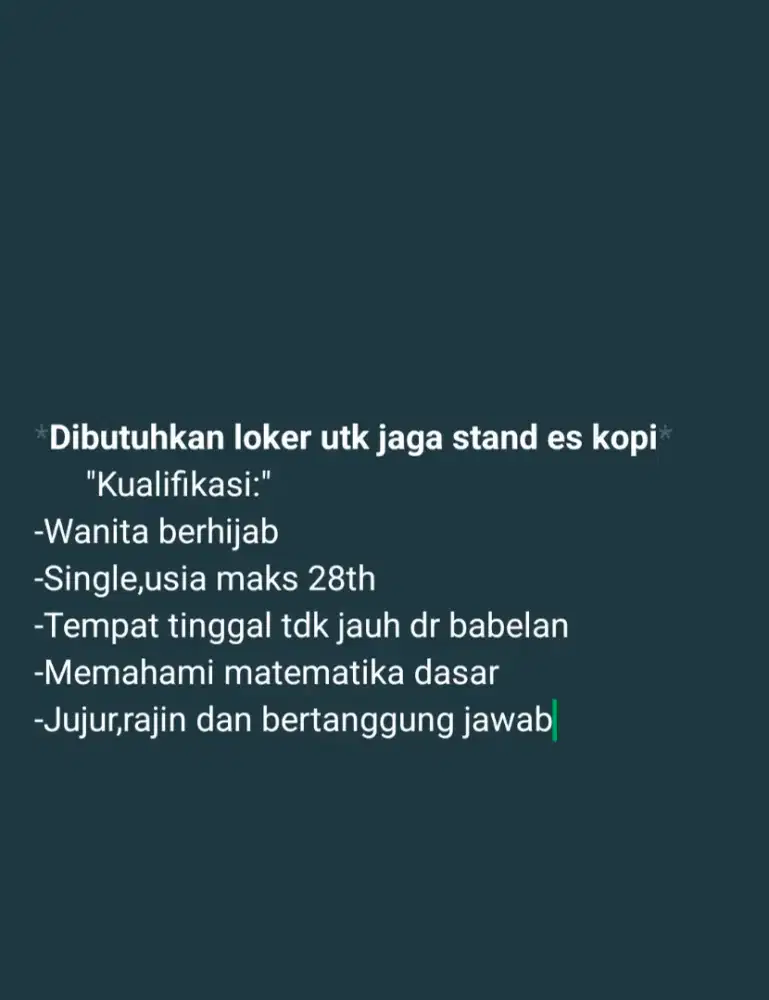 Cari patner buat jualan
