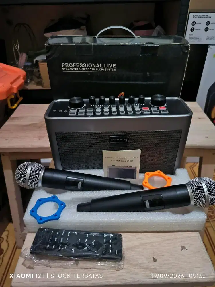 SPEAKER KARAOKE SY9 SOUNDCARD ALL IN ONE