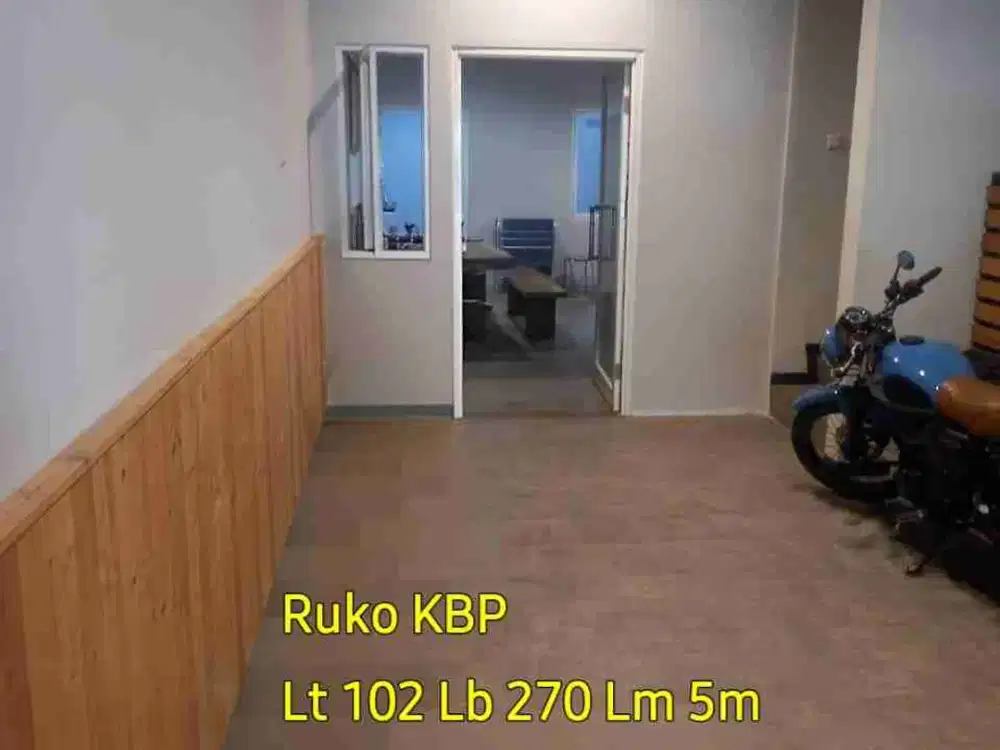 Ruko di dalam KBP Strategis dan ramai