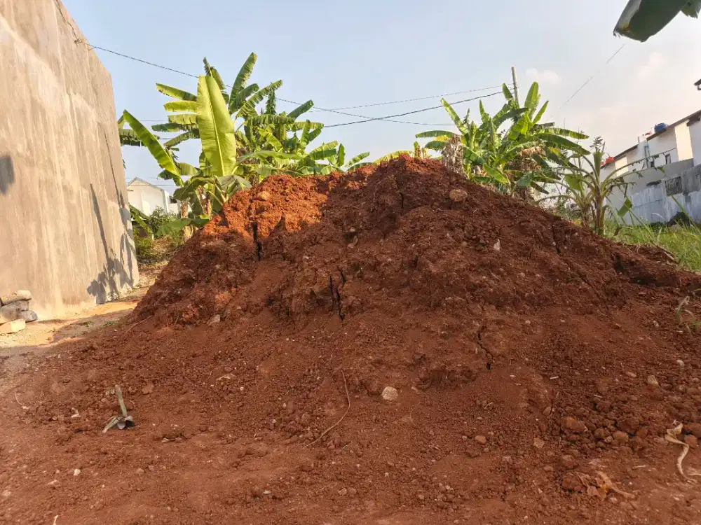 Jual tanah merah bekas galian