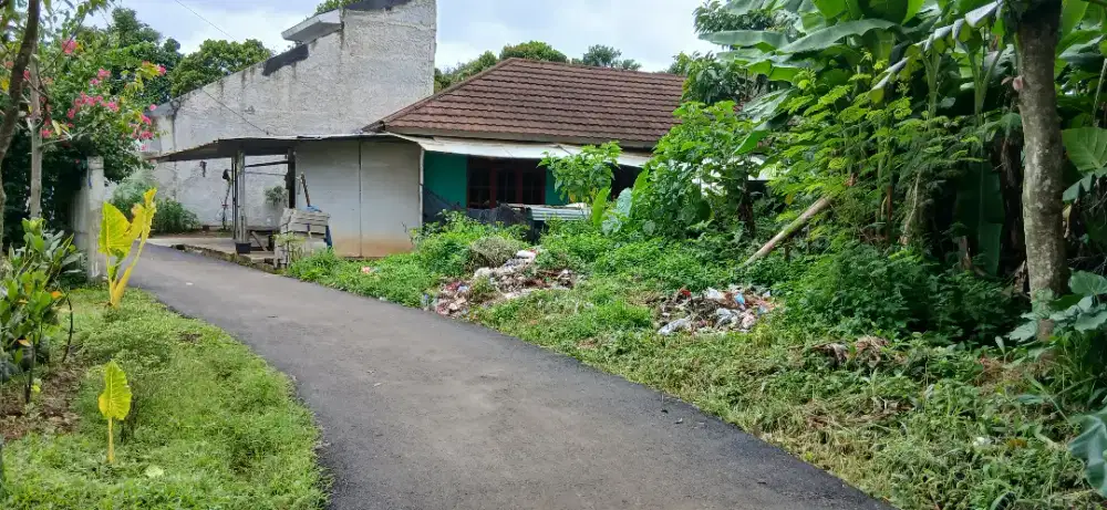 Tanah SHM  luas 232  buat  rumah tinggal gunung sindur