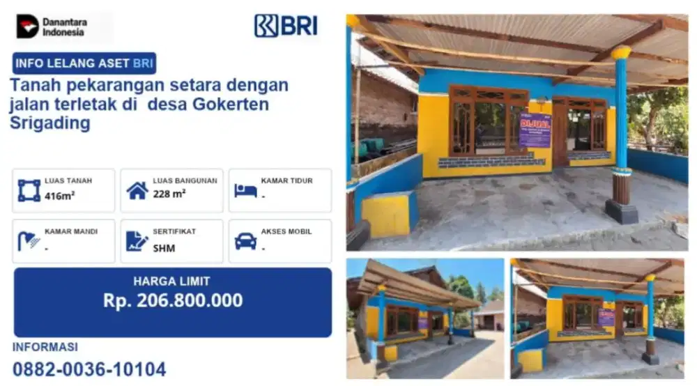 DIJUAL TANAH PEKARANGAN