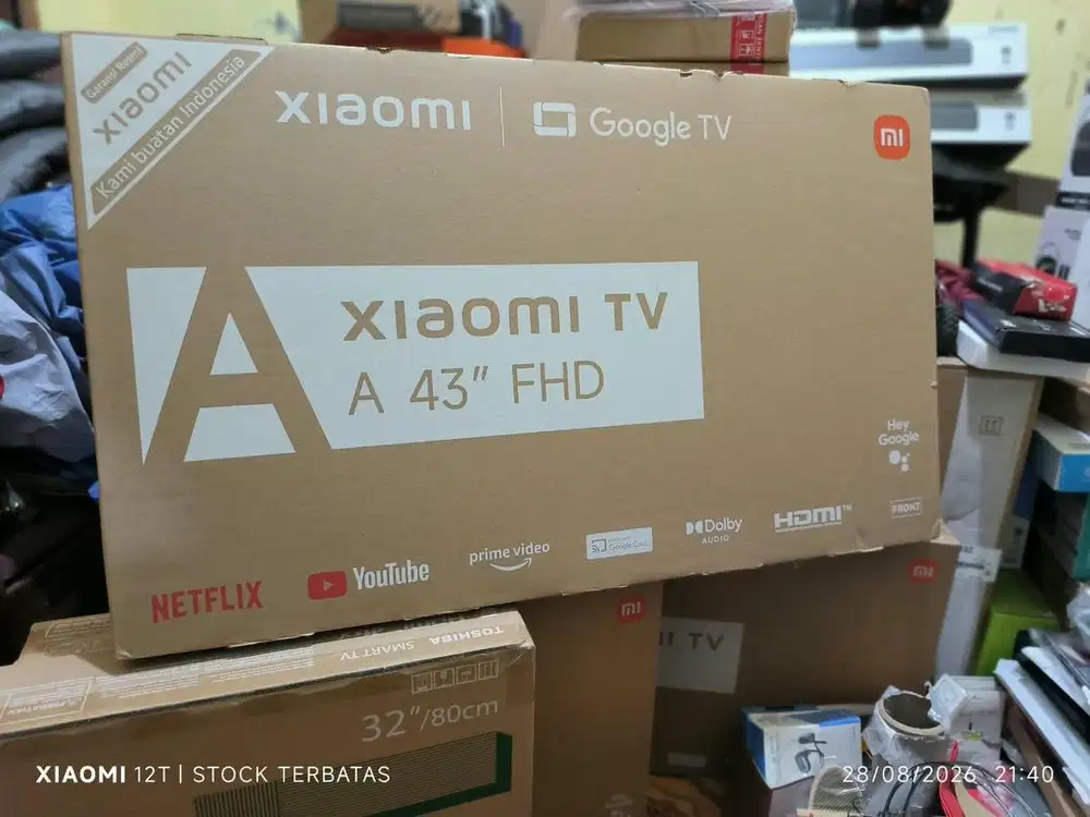 XIAOMI GOOGLE TV GOOGLE TV FULL HD 43 INCHI. BARU. GARANSI RESMI