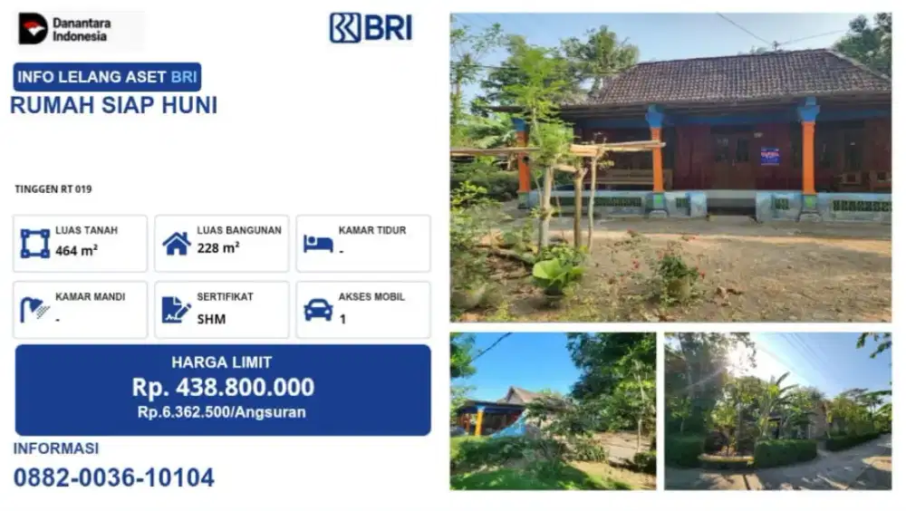 DIJUAL RUMAH SIAP HUNI