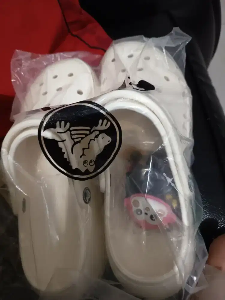 Sandal crocs platform ivory