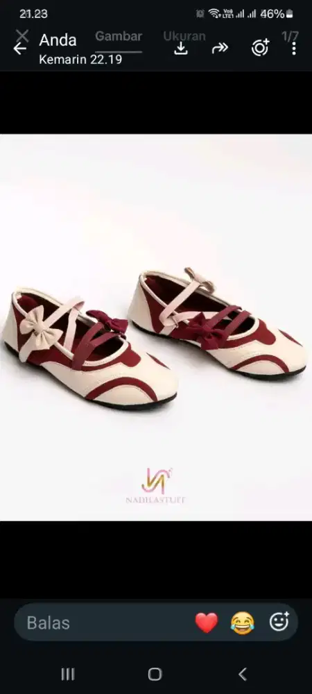 dijual sepatu size 36