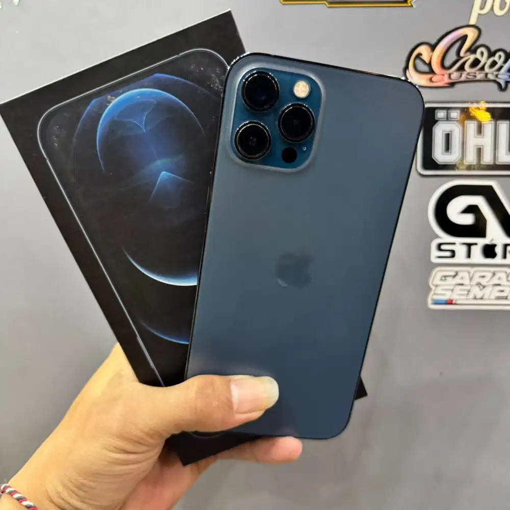 iphone 12 promax 256gb resmi ibox mulus no minus bergaransi part orian