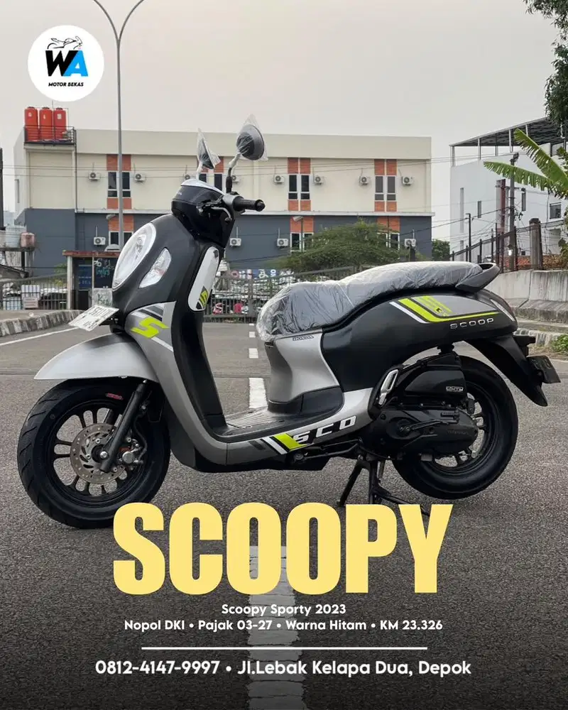 Cash/Kredit Honda Scoopy Sporty Tahun 2023