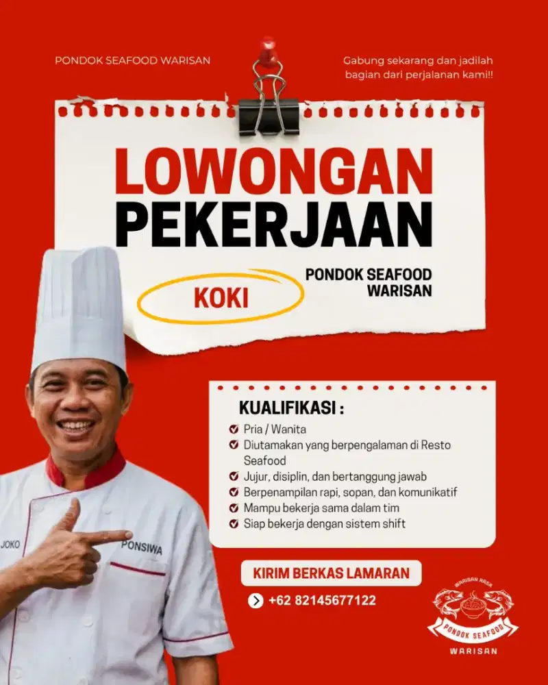 LOKER CHEF RESTAURANT SEAFOOD