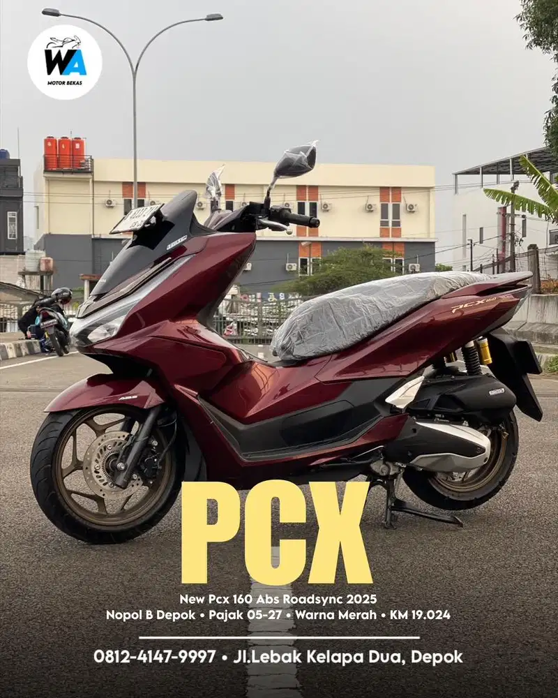 Cash/Kredit Honda New Pcx 160 Abs Roadsync Tahun 2025
