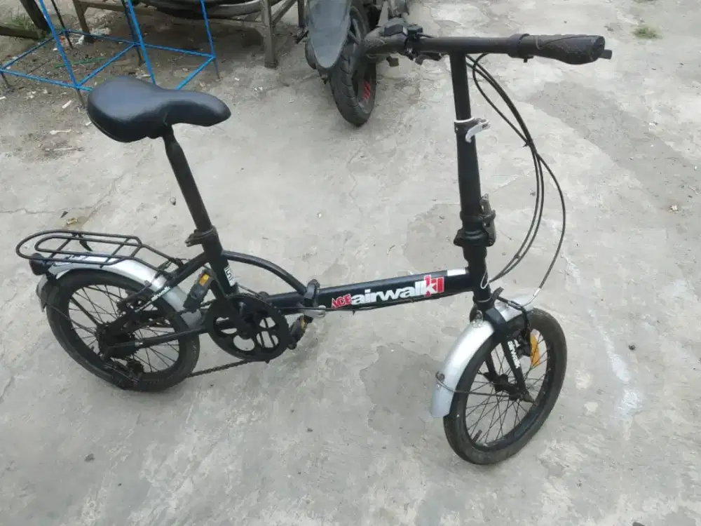 Sepeda lipat airwalk 6 speed uk 16