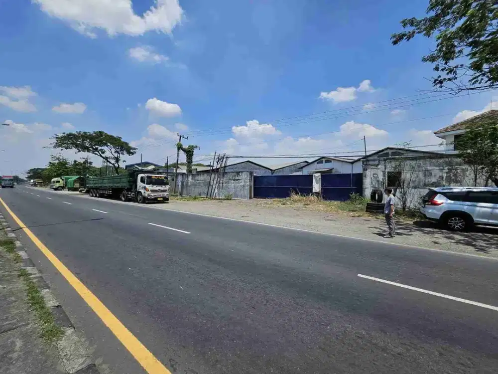 Dijual Gudang Siap Hunk Prime Location,Double way Nol Jalan Raya Bypass Krian Sidoarjo