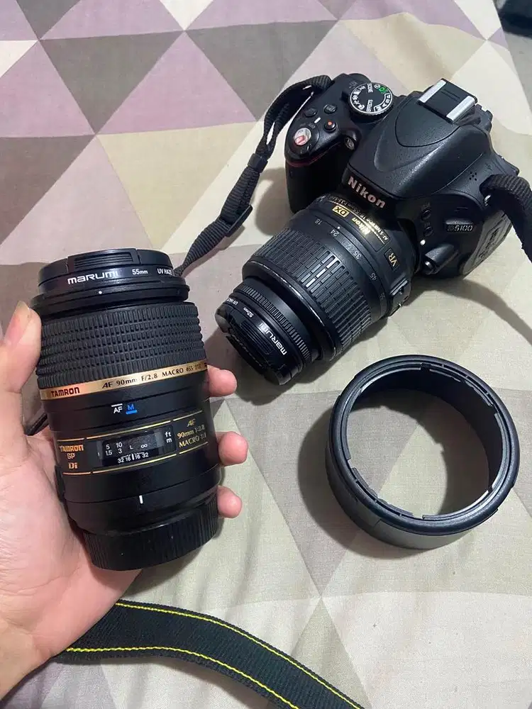 jual kamera nikon 5100 dan lensa macro