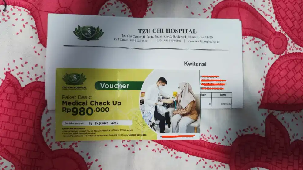 Voucher Medical Checkup RS Tzu Chi PIK