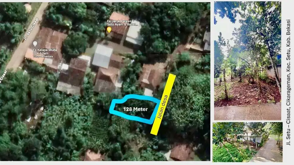 DIJUAL TANAH SETU BEKASI