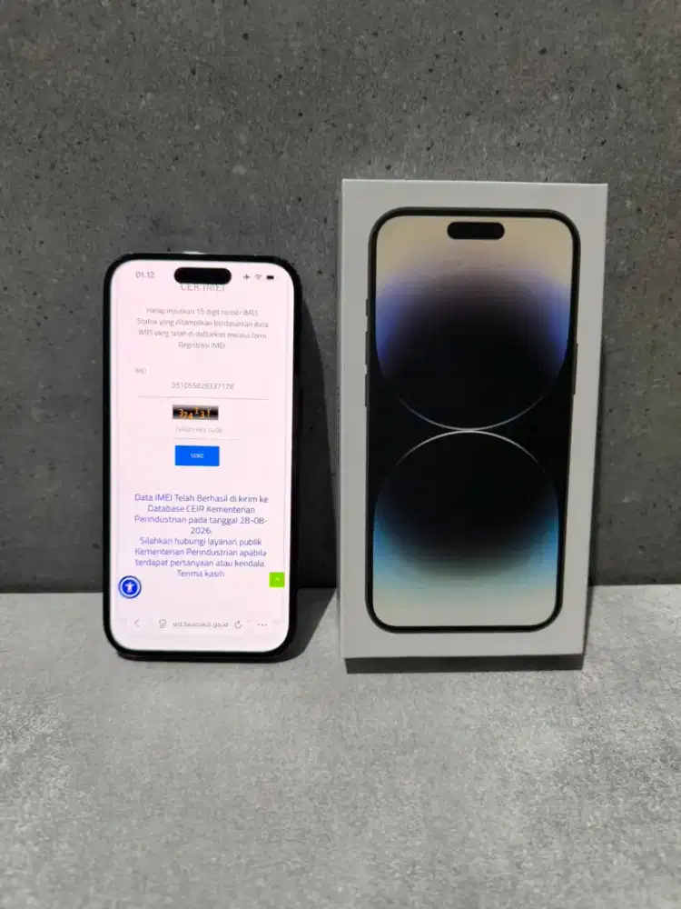 Iphone 14 Pro 128GB Beacukai 10,2 nego tipis