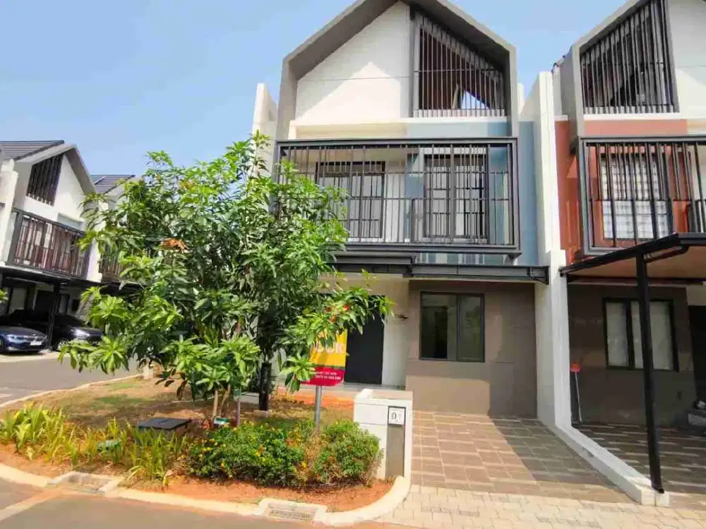 DIJUAL RUMAH BARU POSISI HOEK TYPE ATTIC LB 144 M2 DI LEONORA GADING SERPONG