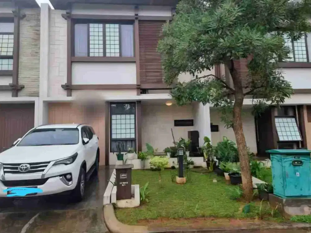 Rumah Cluster 2 Lantai Semifinal Furnished Di Patio Residence Lippo Cikarang