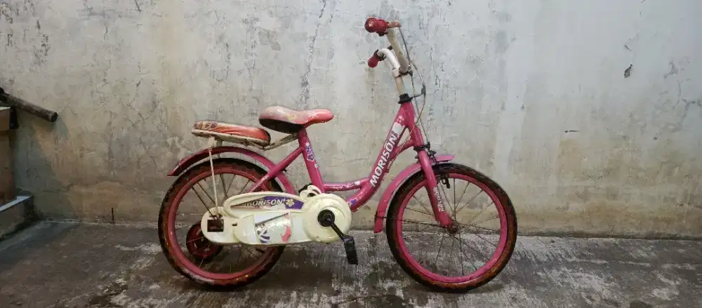 sepeda anak perempuan morison ukuran 16