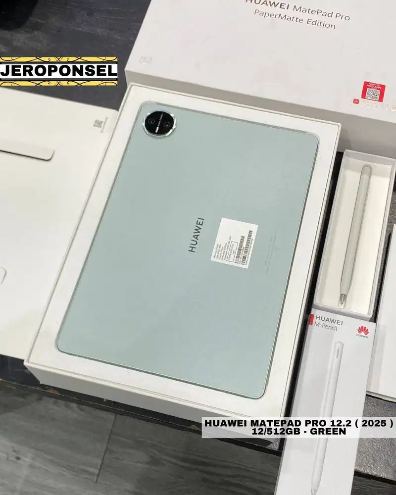 HUAWEI MATEPAD PRO 12.2 ( 2025 ) 12GB/512GB GREEN + PENCIL ORIGINAL MU