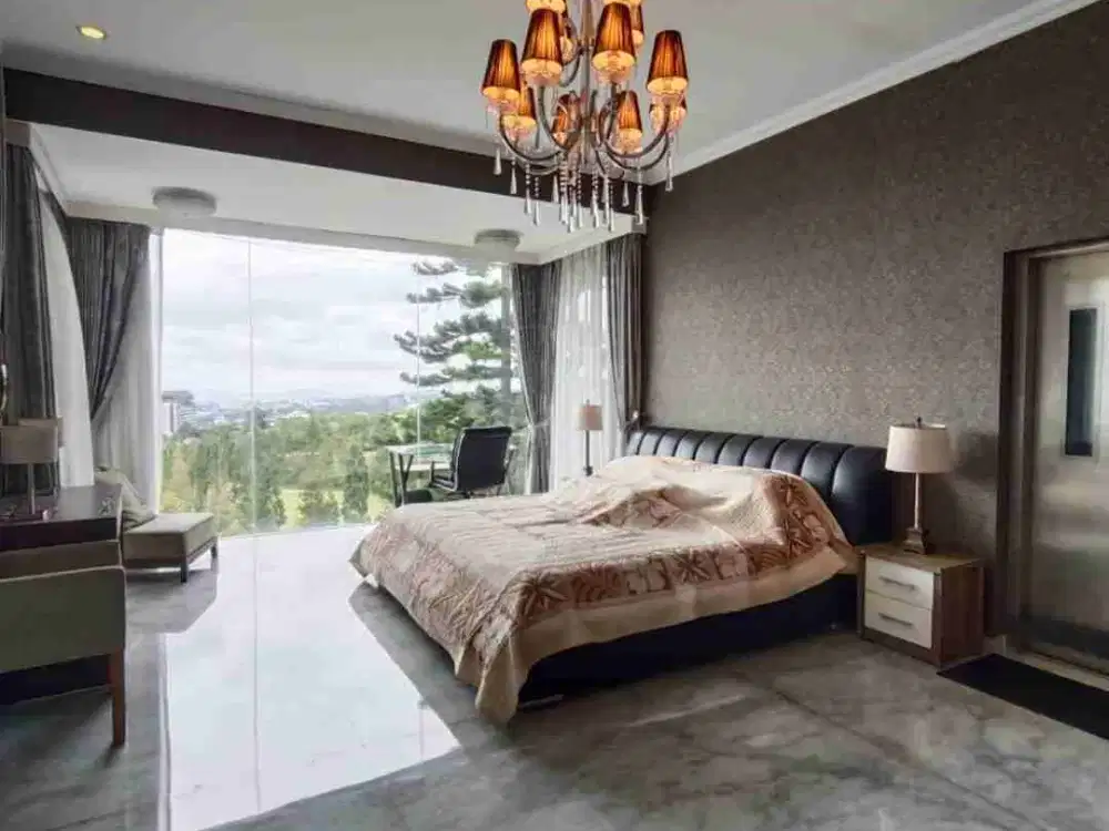 termurah! rumah lux furnish view city hitung tanah resort dago pakar bandung utara