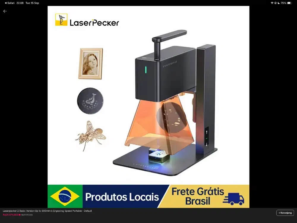 Laserpecker 2, alat laser grafir canggih portabel / portable