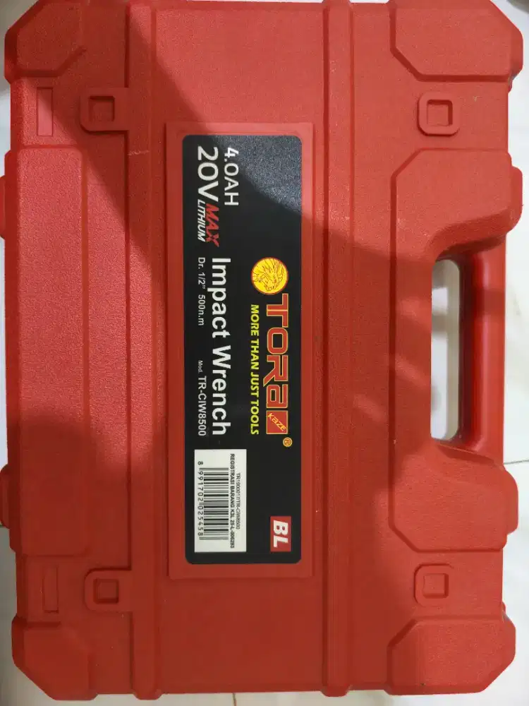 Tora cordless impact wrench brushless 4.0AH, 20V max Lithium