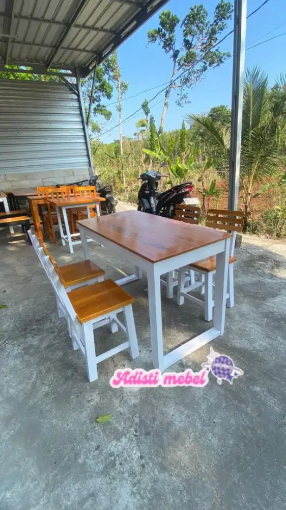 Meja kursi cafe warung kedai