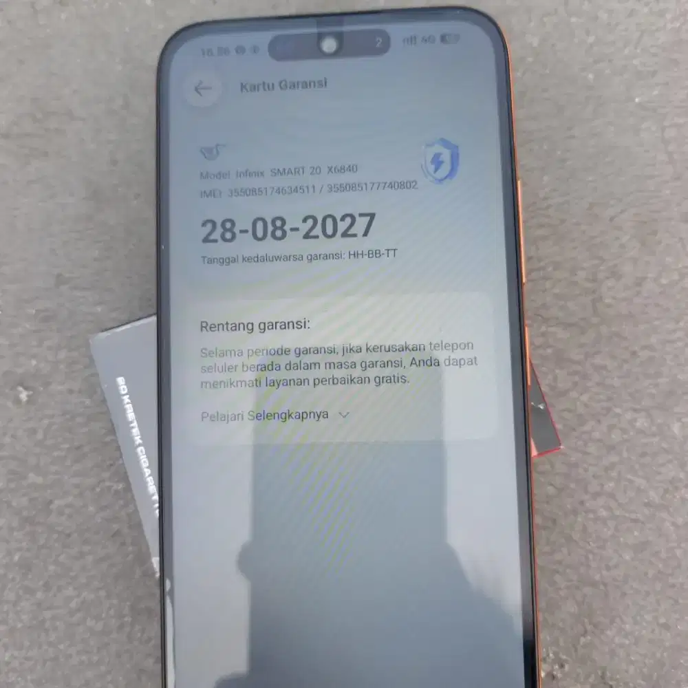 Infinix smart 20 . Like a new