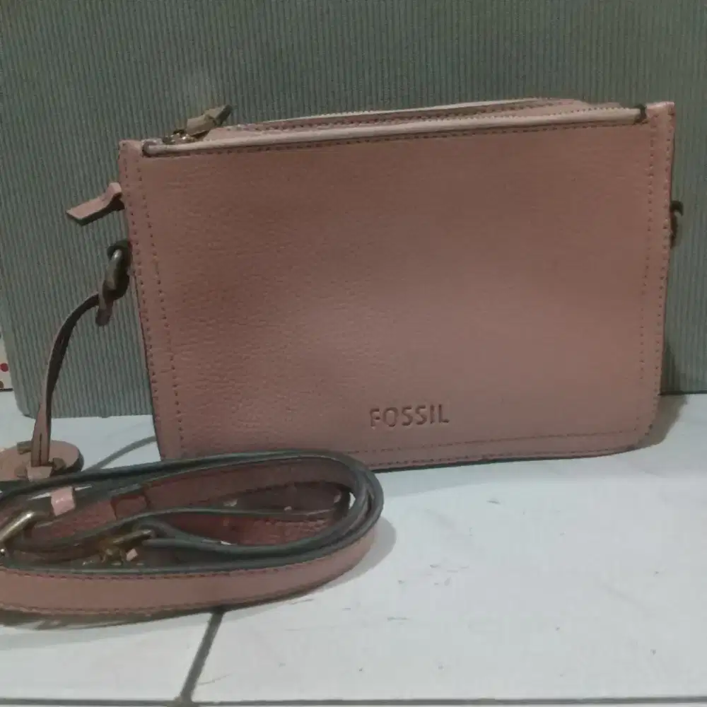jual tas fosil warna pink