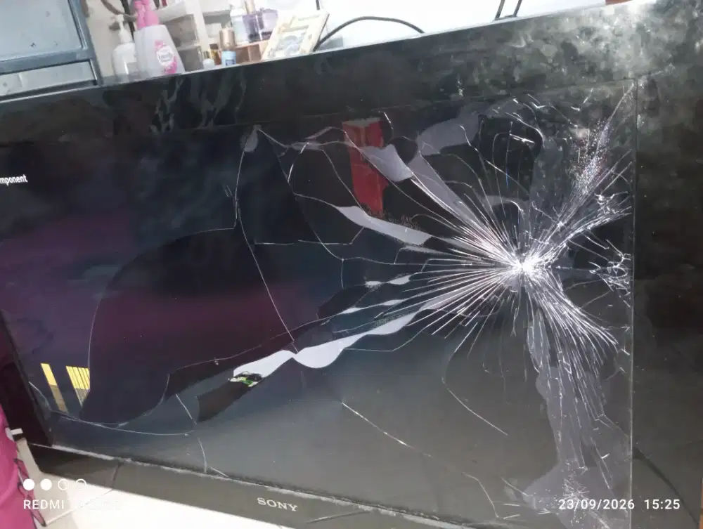 Dijual TV bekas merek Sony,, kondisi lcd ketika nyala seperti itu