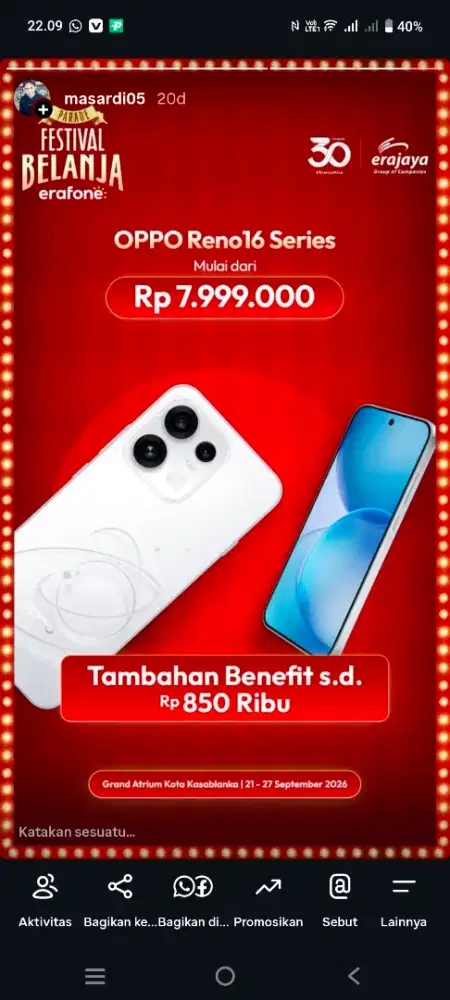Hp terbaru di erafone mojoagung