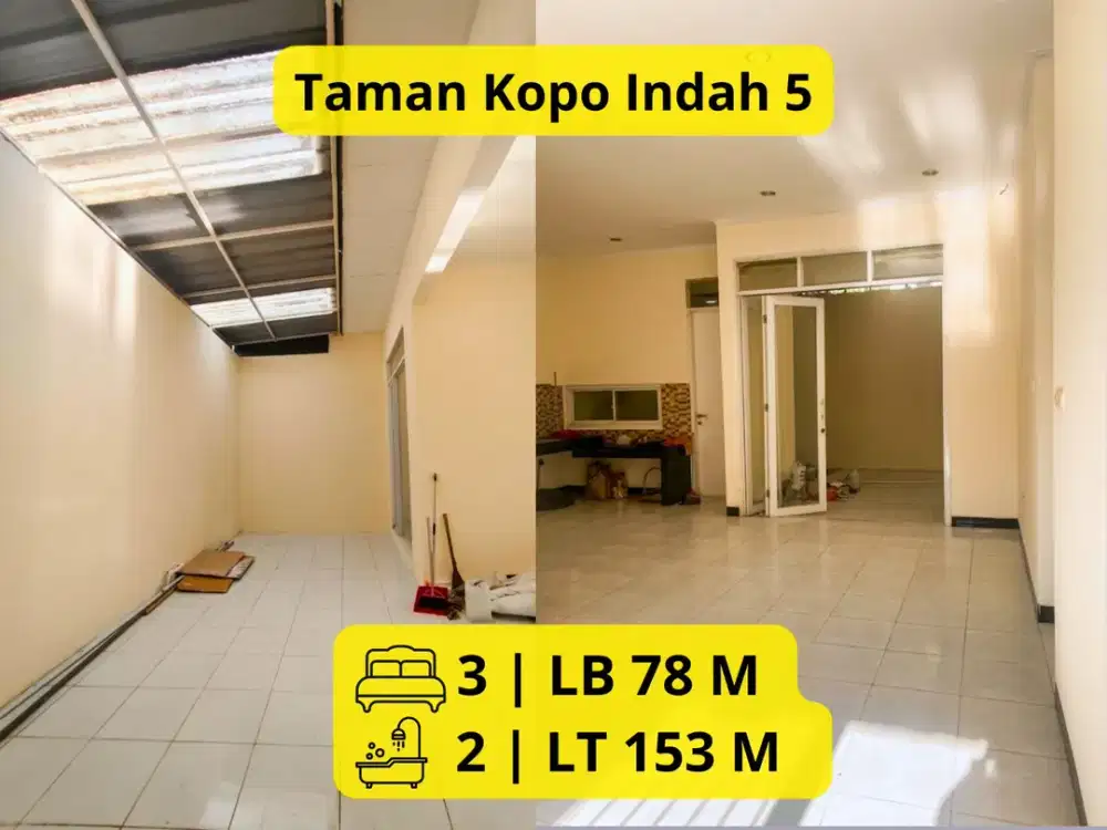 DIJUAL RUMAH SIAP HUNI – TKI 5 | LT 153 m²