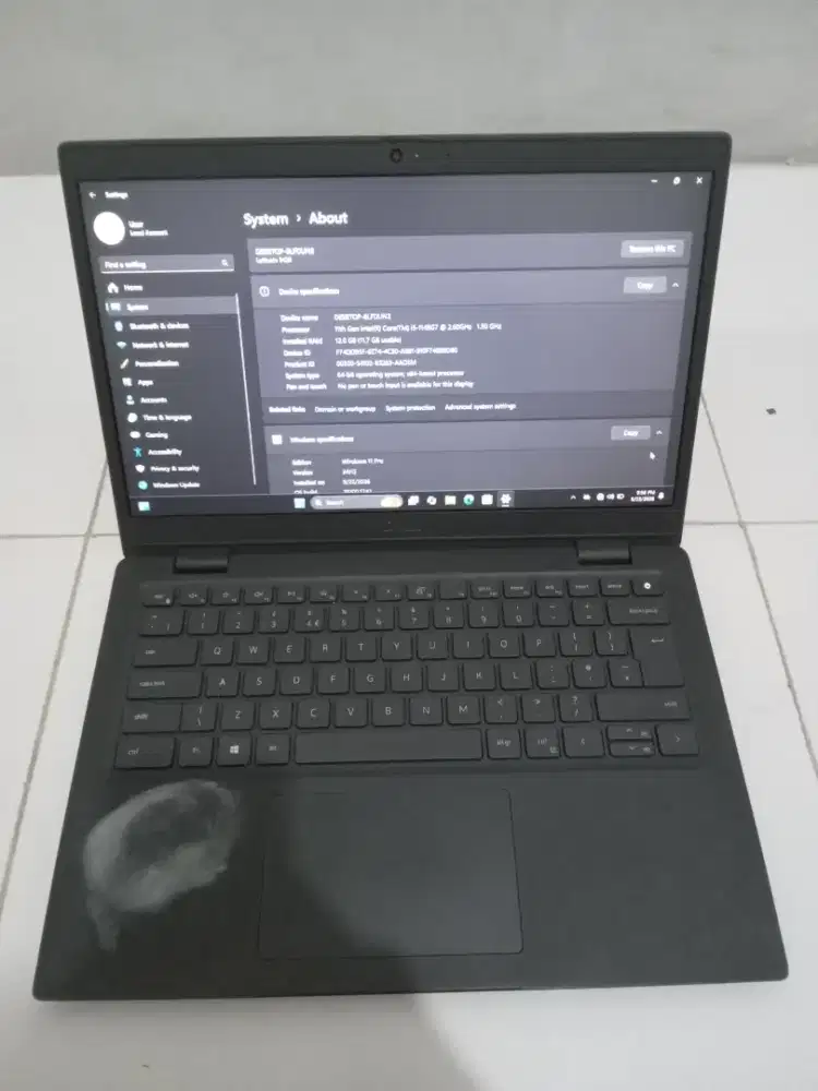 Dell latitude core i5 gen 11 RAM 12GB SSD 256GB MURAH
