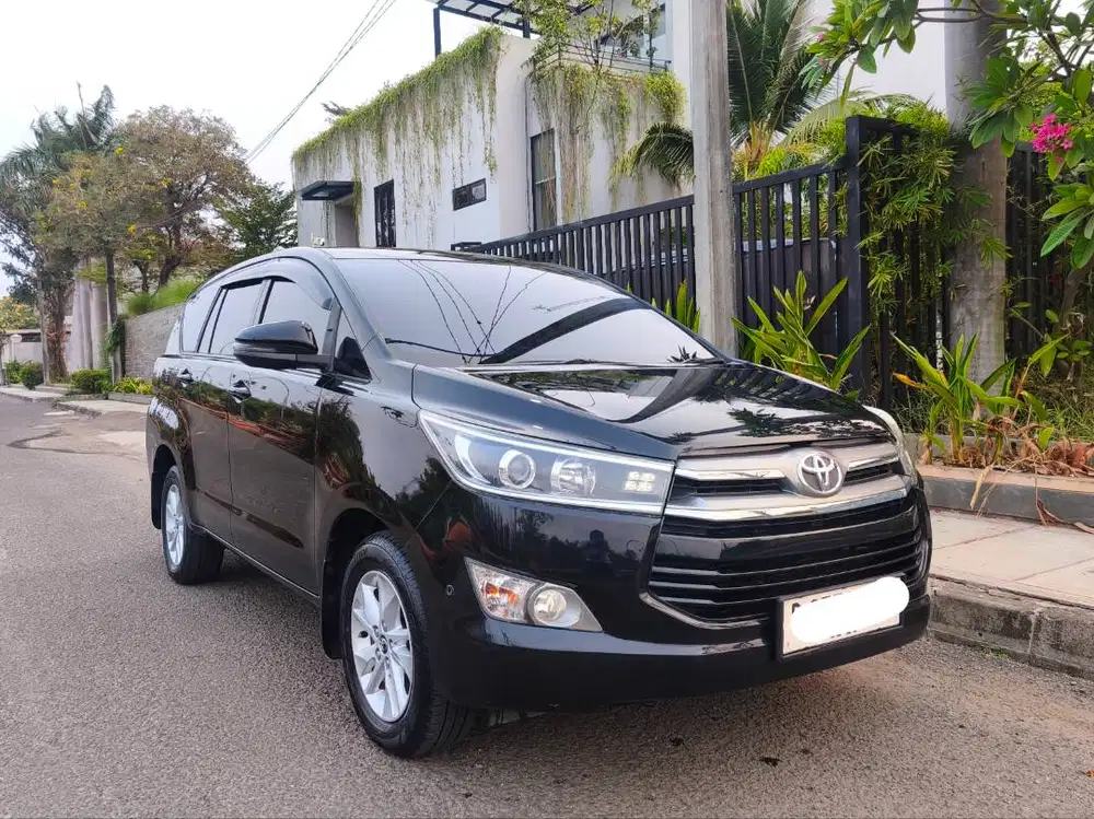 KM 80rbn Toyota Innova 2.4 V Diesel AT Reborn Facelift hitam 2018 2019