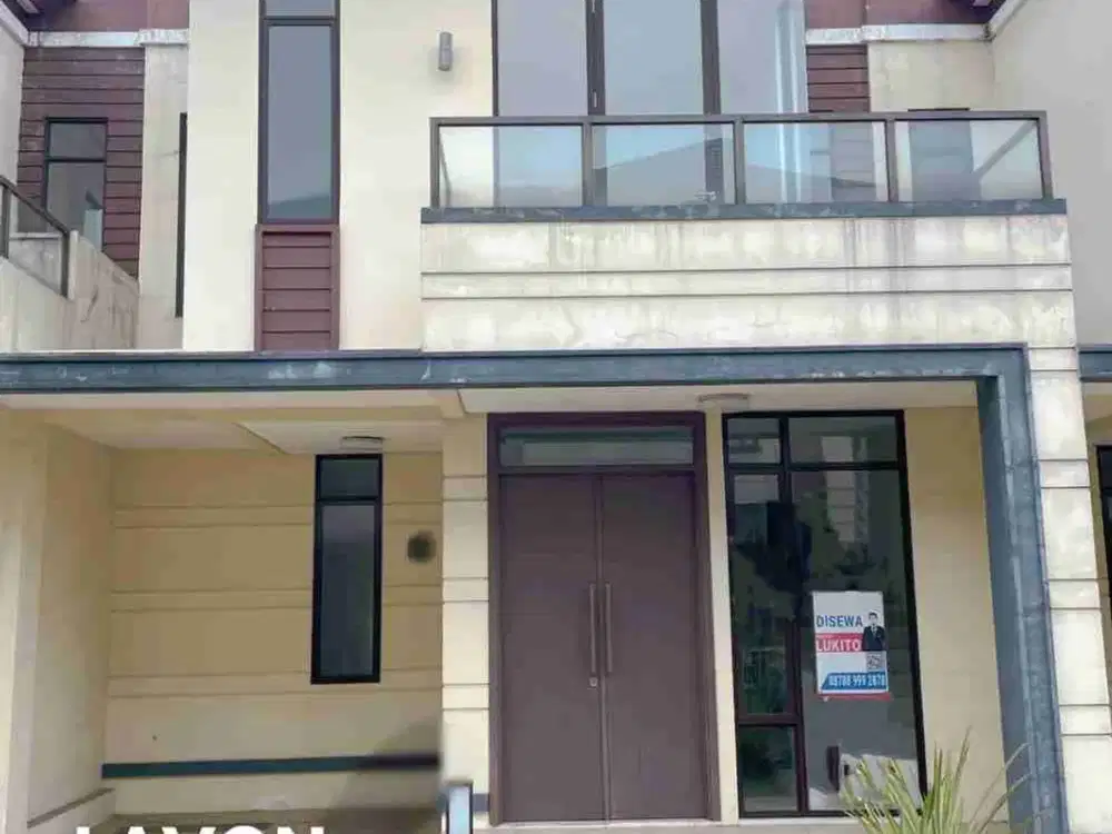 Disewakan Cepat Rumah 2 Lantai Lavon Swan City Lokasi Strategis