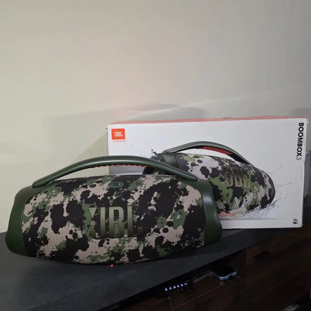 JBL BOOMBOX 3 ORIGINAL FULLSET CAMO ARMY