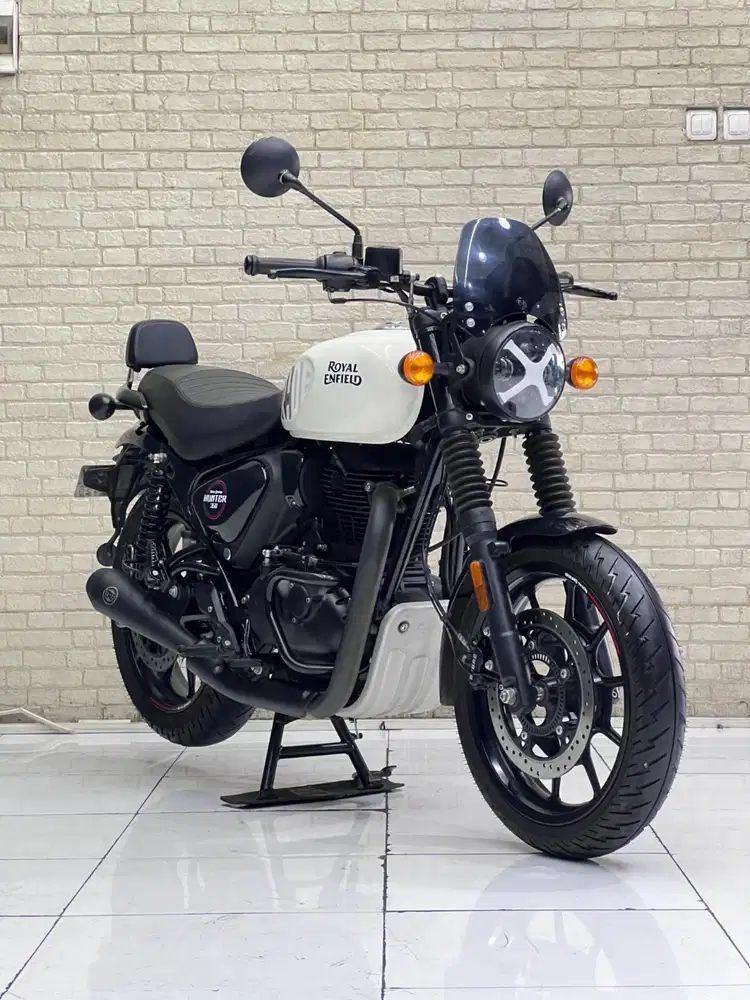 READY‼️ ROYAL ENFIELD HUNTER 350 TH 2024 WARNA FAVORIT PUTIH ODO 11RB